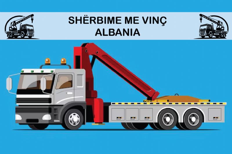 Shërbime transporti me kamion vinç, Shërbime për ngritje me vinç, Shërbime për ndërtim me kamion vinç, Shërbime kamioni me vinç, Shërbime transporti në lartësi me kamion vinç